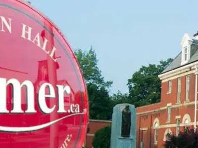 Town Sign for Aylmer Ontario