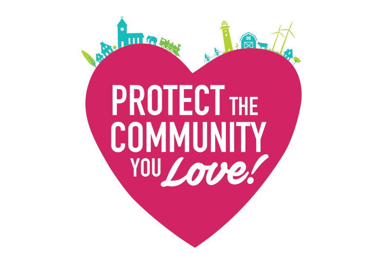 Protect the community you love logo